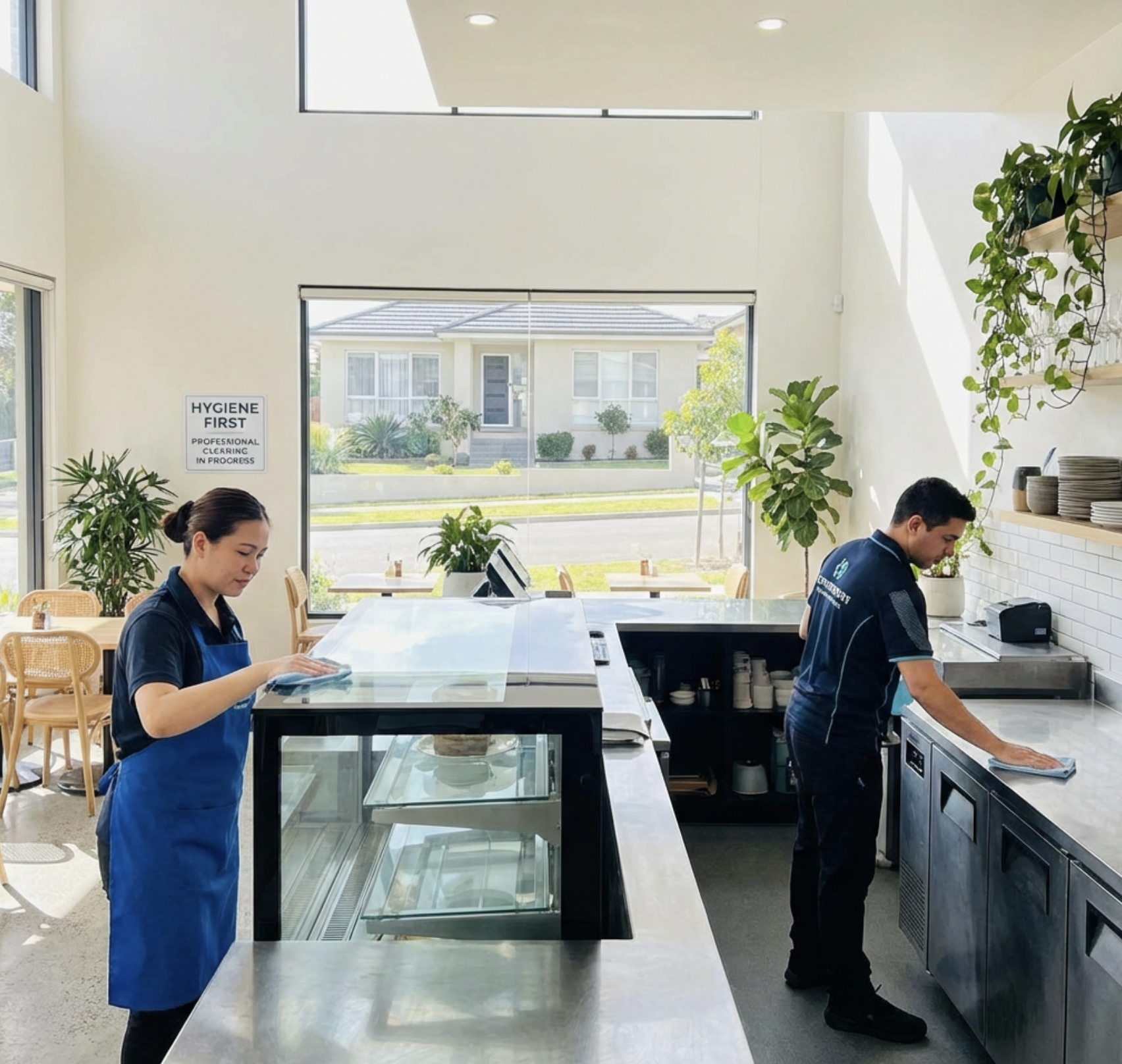 Yiyecek içecek mekanları temizlik hizmeti